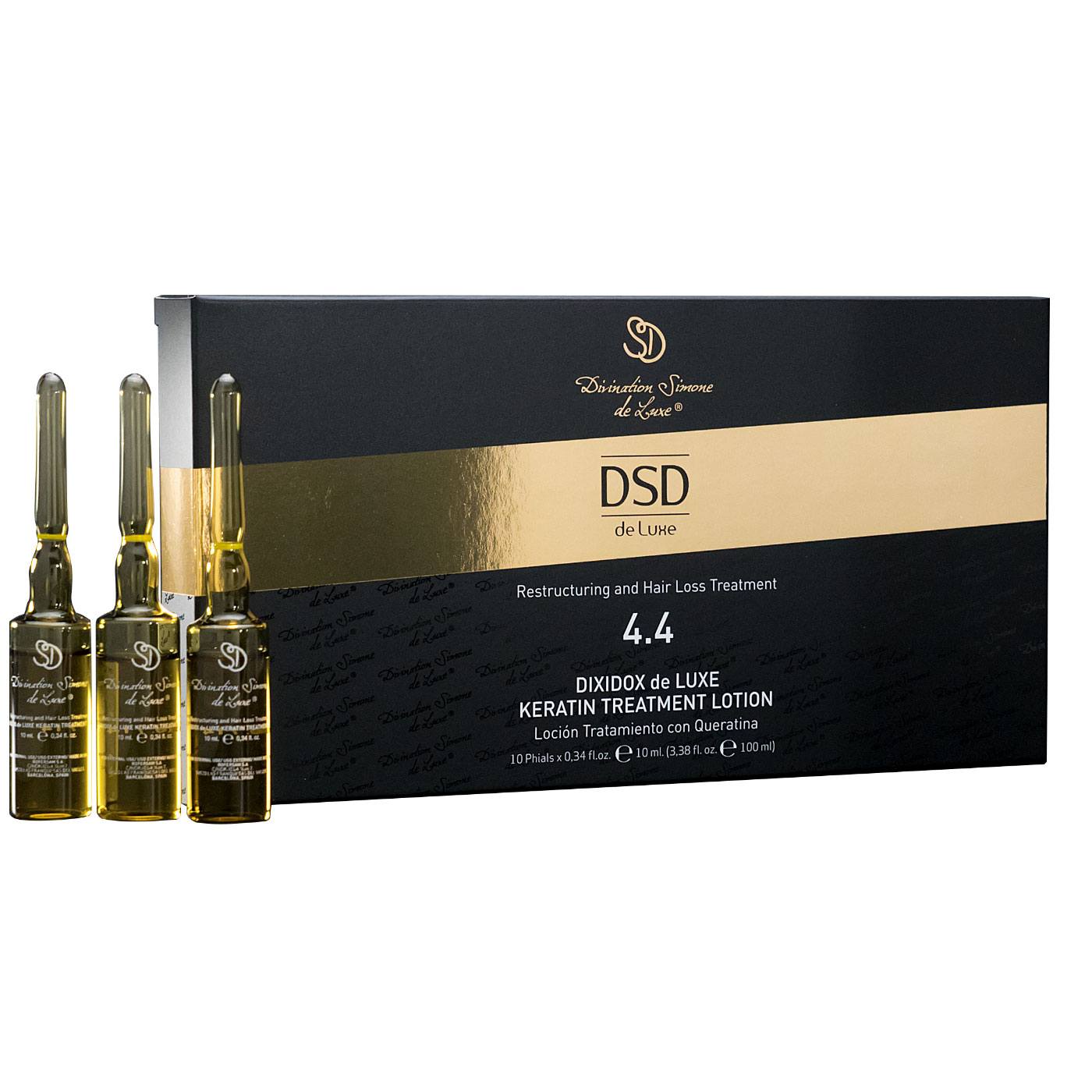 4.4 Keratin Treatment Lotion 10 x 10ml | DSD de Luxe - metabeauty.eu