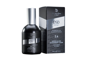 DSD de Luxe Dixidox 2.4 Antidandruff Lotion 100ml bottle with black and silver packaging