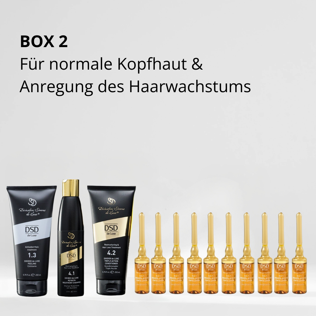 BOX 2: Normale Kopfhaut & Anregung des Haarwachstums