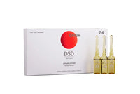 DSD de Luxe Opium Lotion hair loss treatment box with three amber glass ampoules