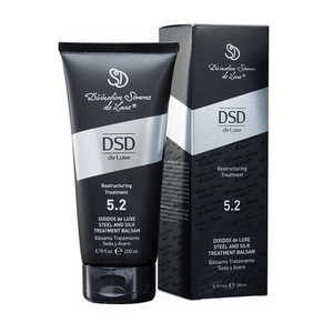 DSD de Luxe Restructuring Treatment 5.2 Dixidox steel and silk balm 200ml in black tube with matching box