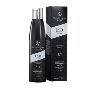 DSD de Luxe Dixidox Antiseborrheic Shampoo bottle and box for oily hair, 200ml